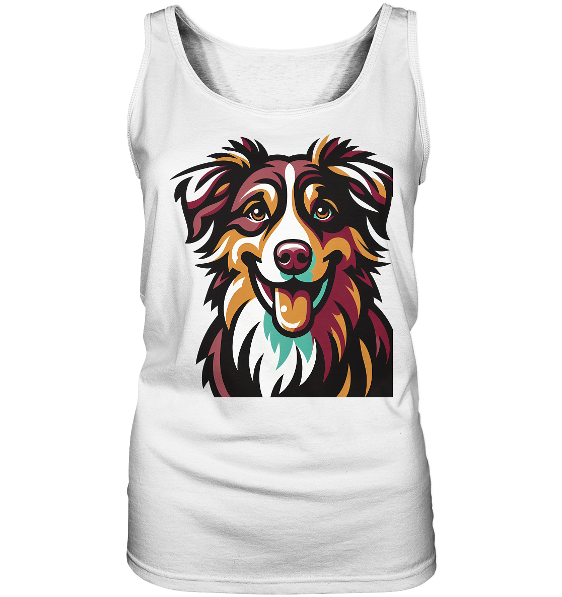 Australian Shepherd Hund - personalisierbar - Ladies Tank-Top