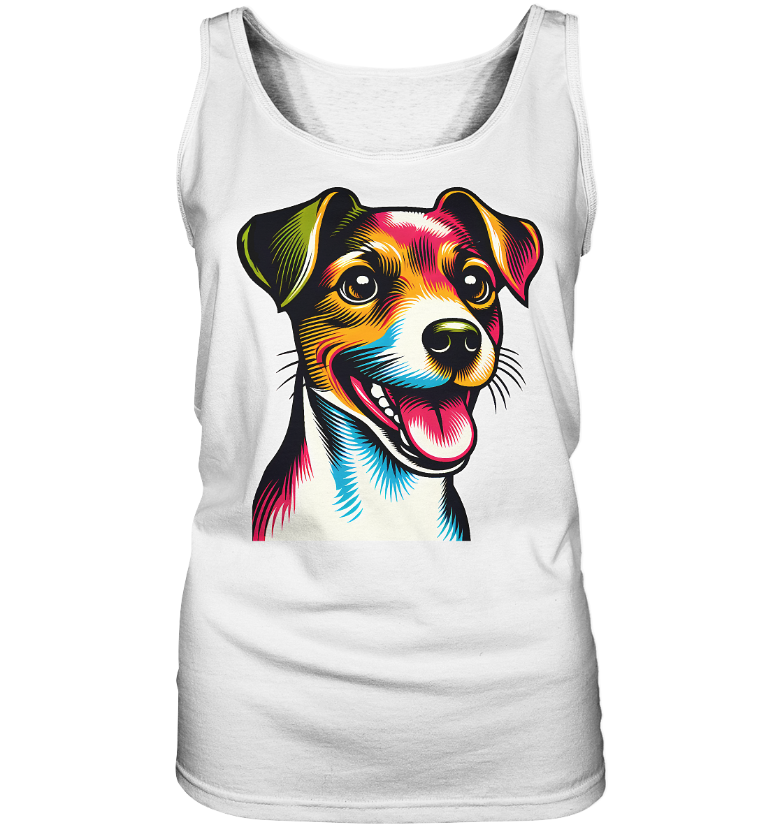 Jack Russell Terrier Pop Art - Ladies Tank-Top