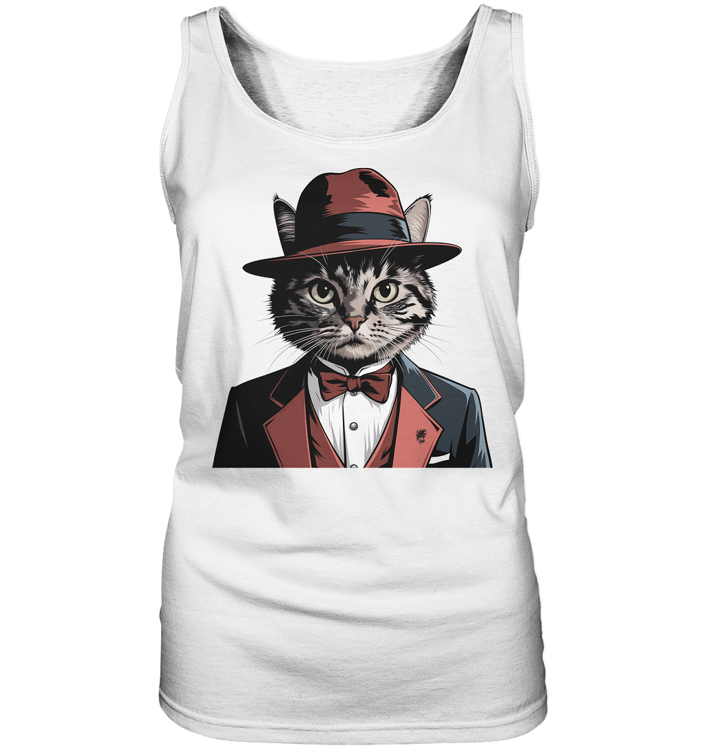Godfather Catmother Katze Mafia - personalisierbar  - Ladies Tank-Top