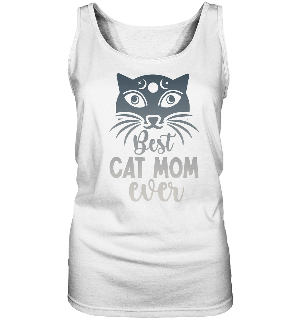 Best Cat Mum ever personalisierbar - Ladies Tank-Top