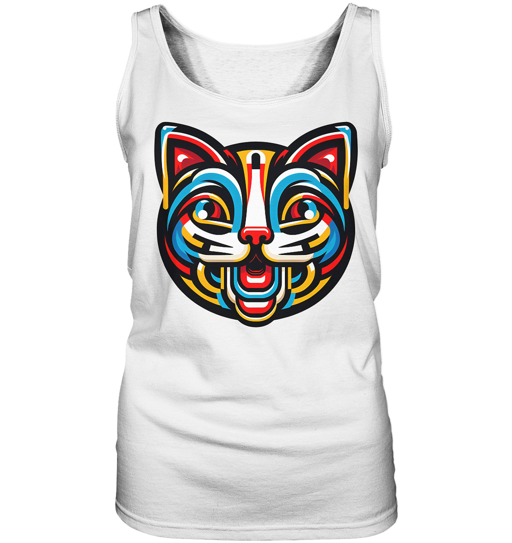 Pop Art Katze  - Ladies Tank-Top