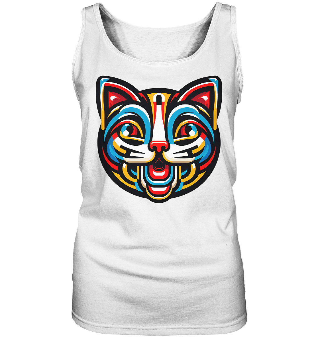 Pop Art Katze  - Ladies Tank-Top