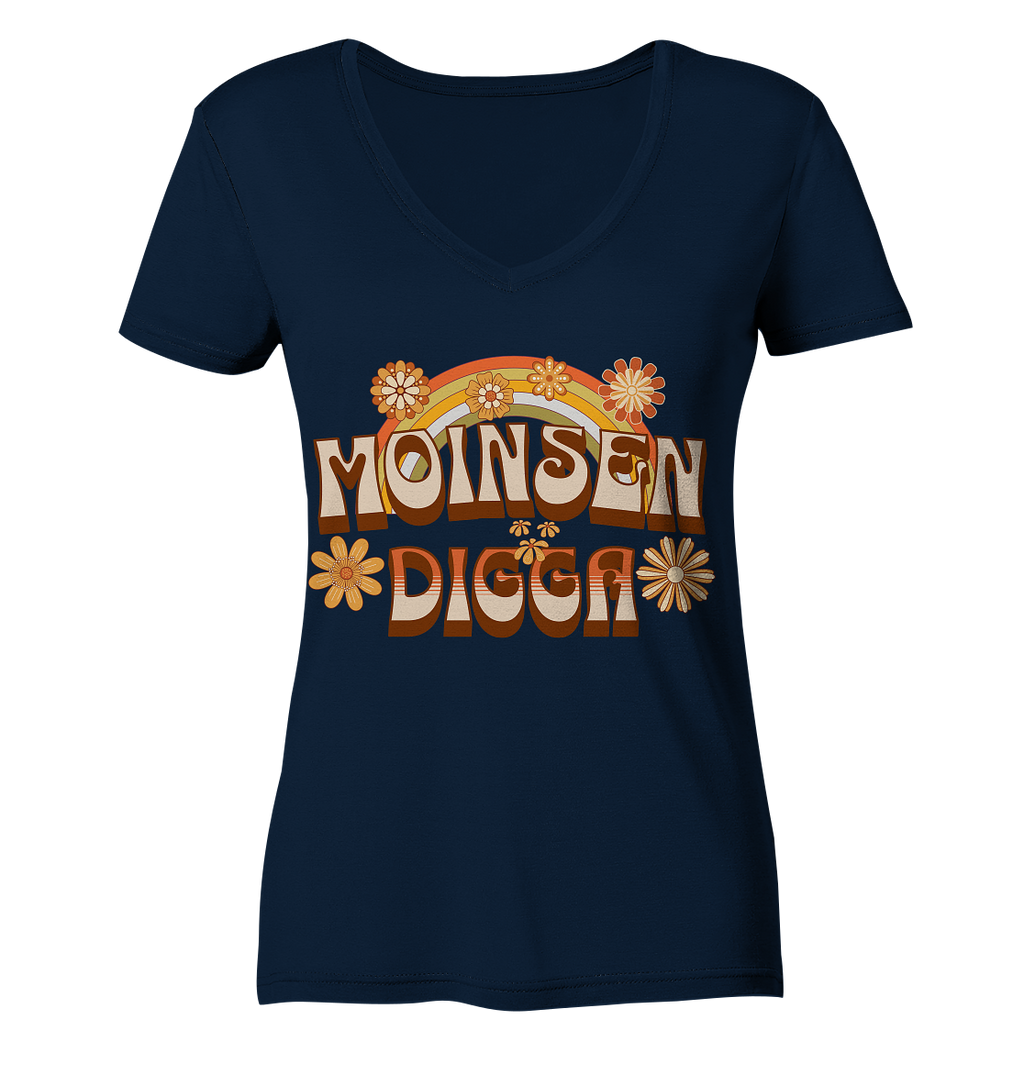 Moinsen Digga - Ladies V-Neck Shirt
