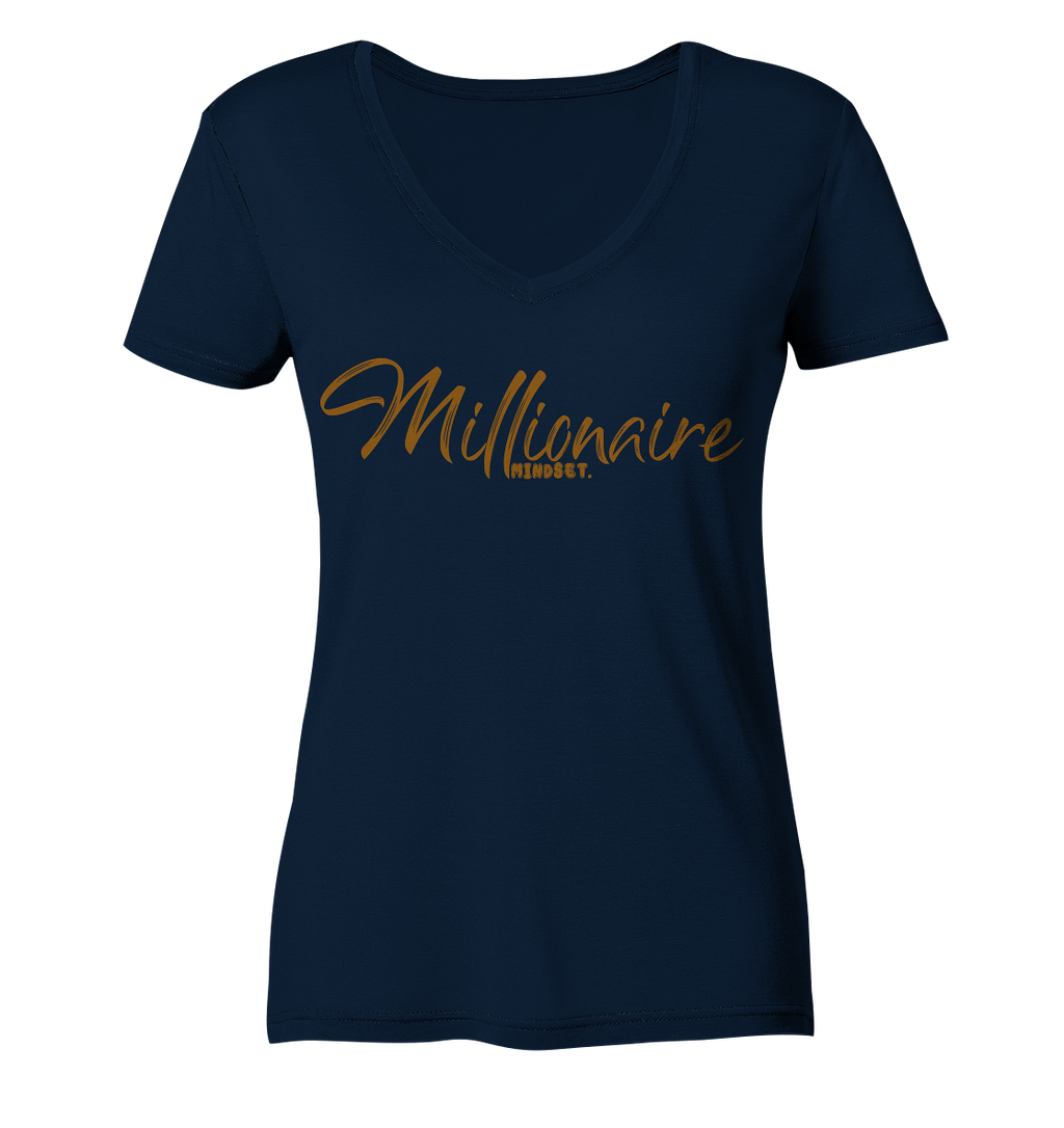 Millionaire Mindset - Ladies V-Neck Shirt