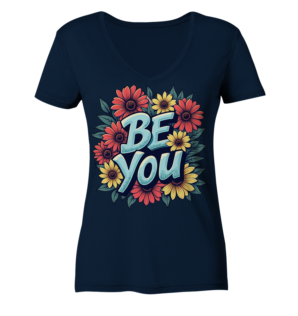 Be You Motivation - Ladies V-Neck Shirt