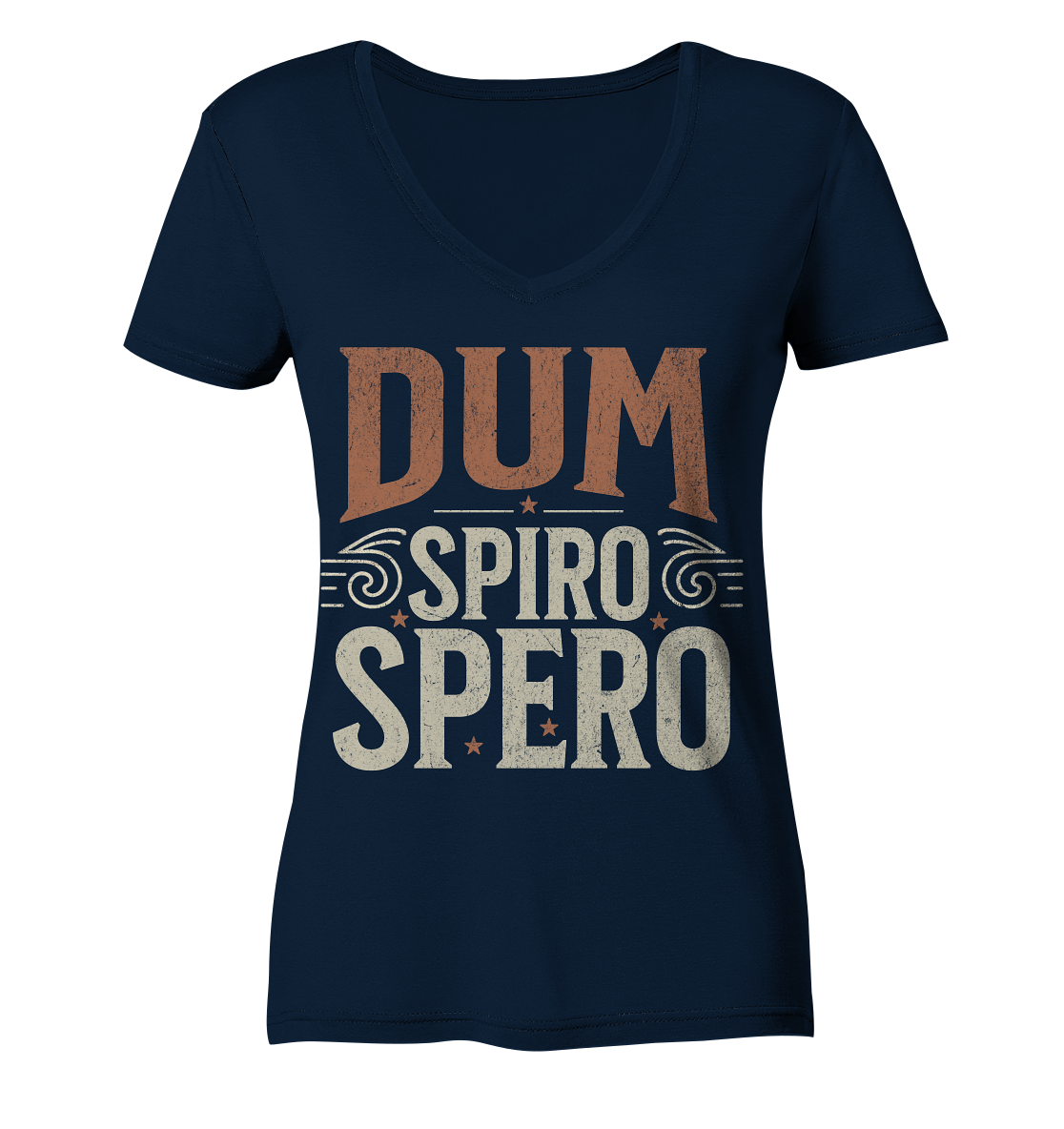 Dum Spiro Spero - Ladies V-Neck Shirt