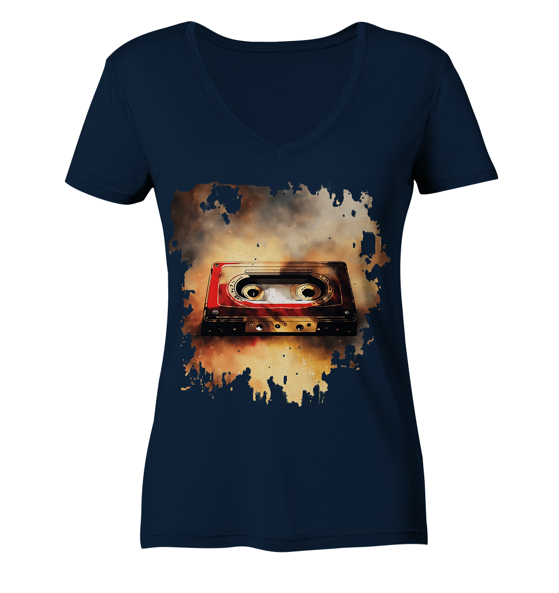 Vintage Tape - Ladies V-Neck Shirt