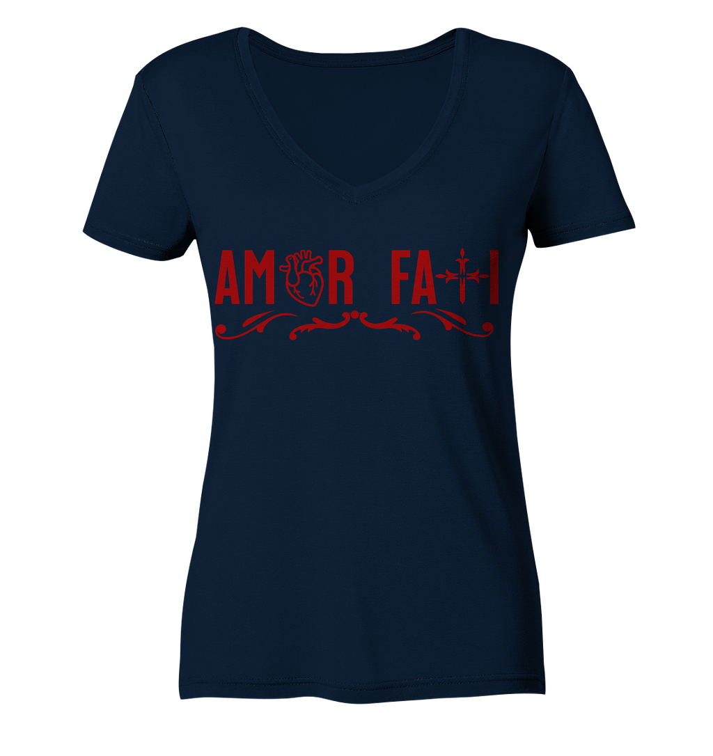 Amor Fati - Ladies V-Neck Shirt