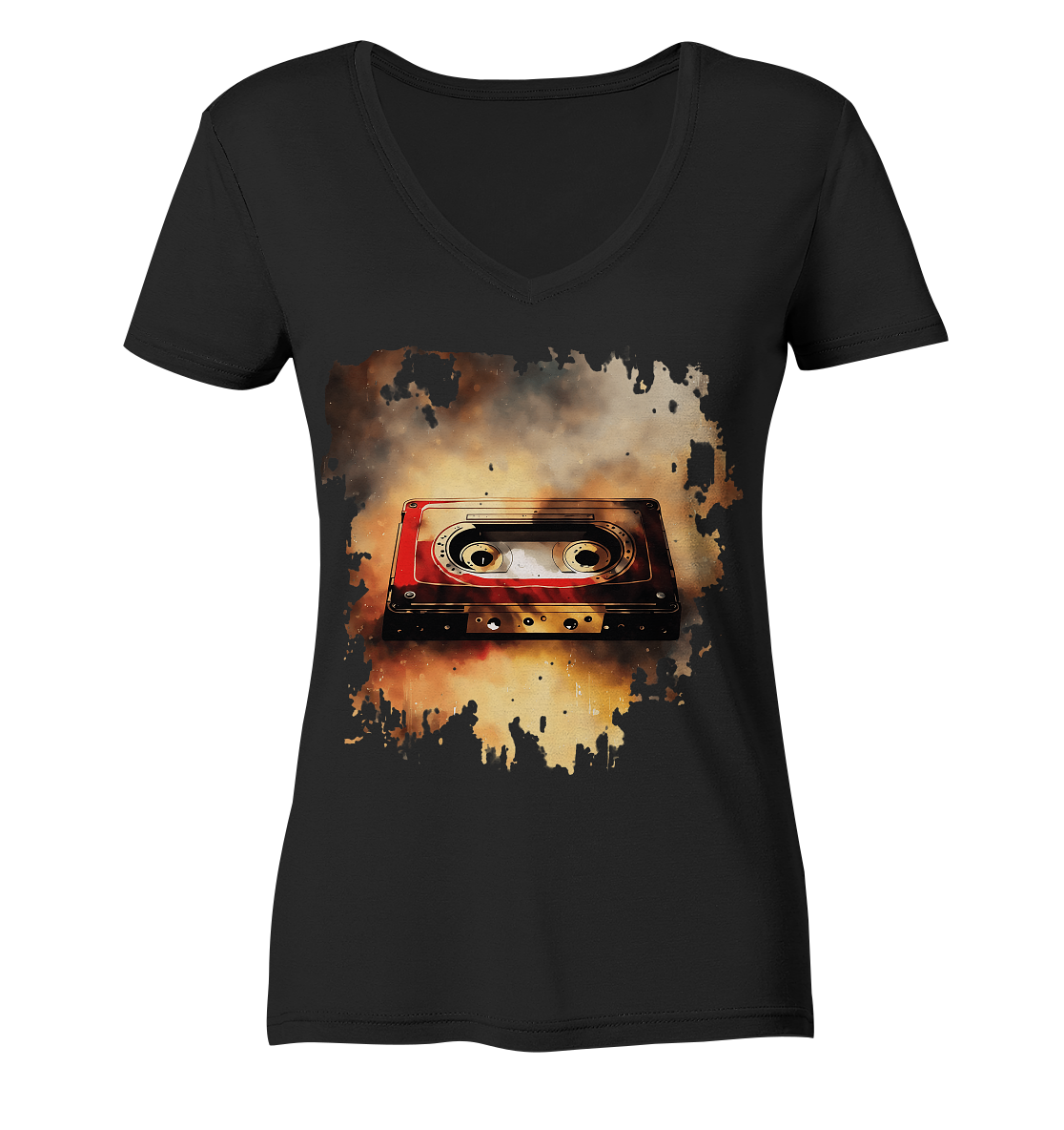 Vintage Tape - Ladies V-Neck Shirt