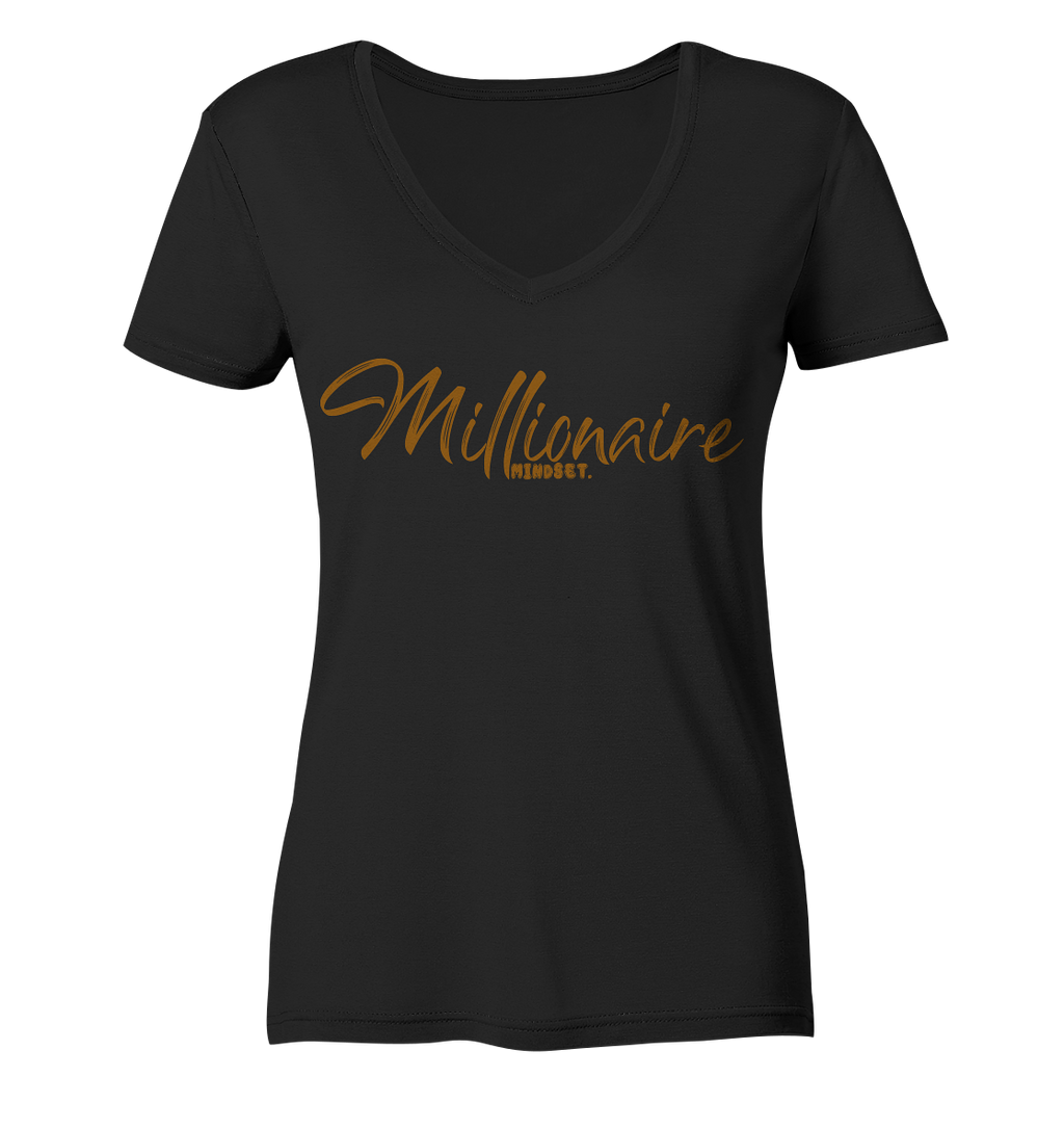 Millionaire Mindset - Ladies V-Neck Shirt
