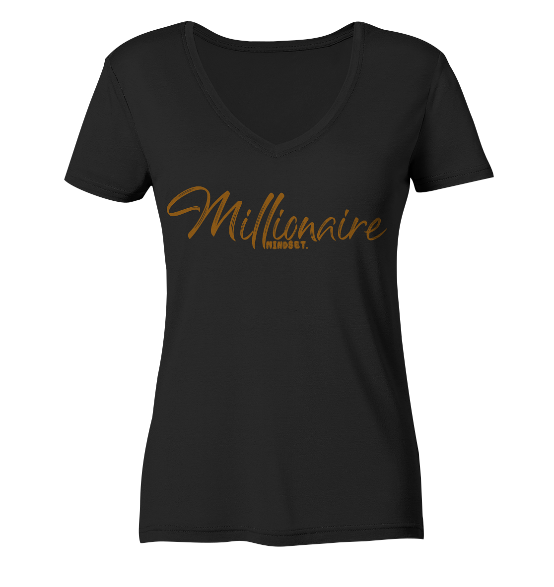 Millionaire Mindset - Ladies V-Neck Shirt