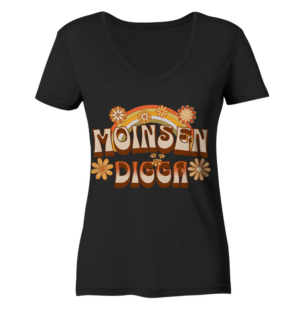 Moinsen Digga - Ladies V-Neck Shirt