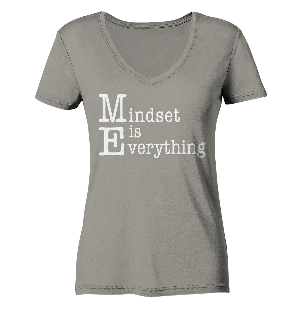 Mindset is Everything - Ladies V-Neck Shirt