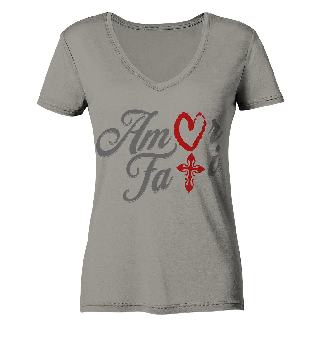 Amor Fati - Ladies V-Neck Shirt