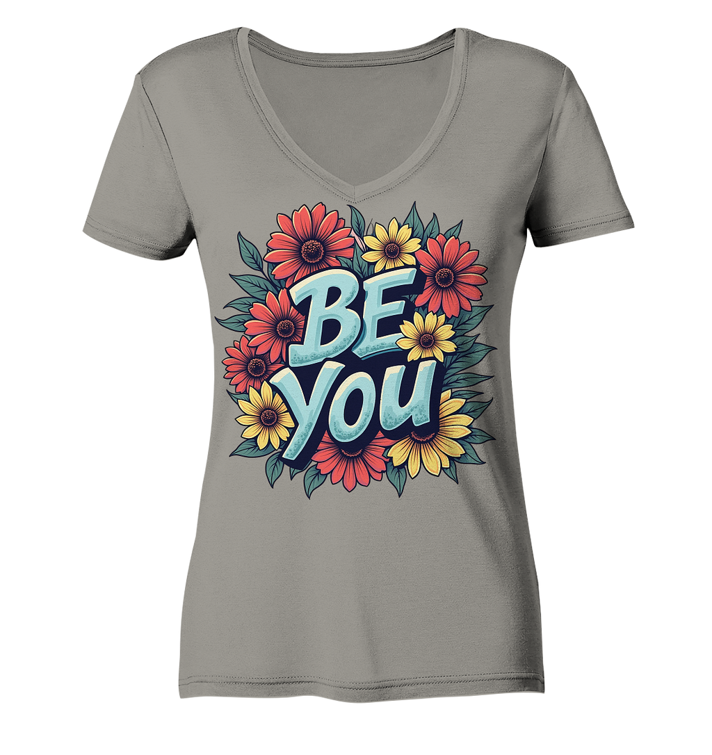 Be You Motivation - Ladies V-Neck Shirt