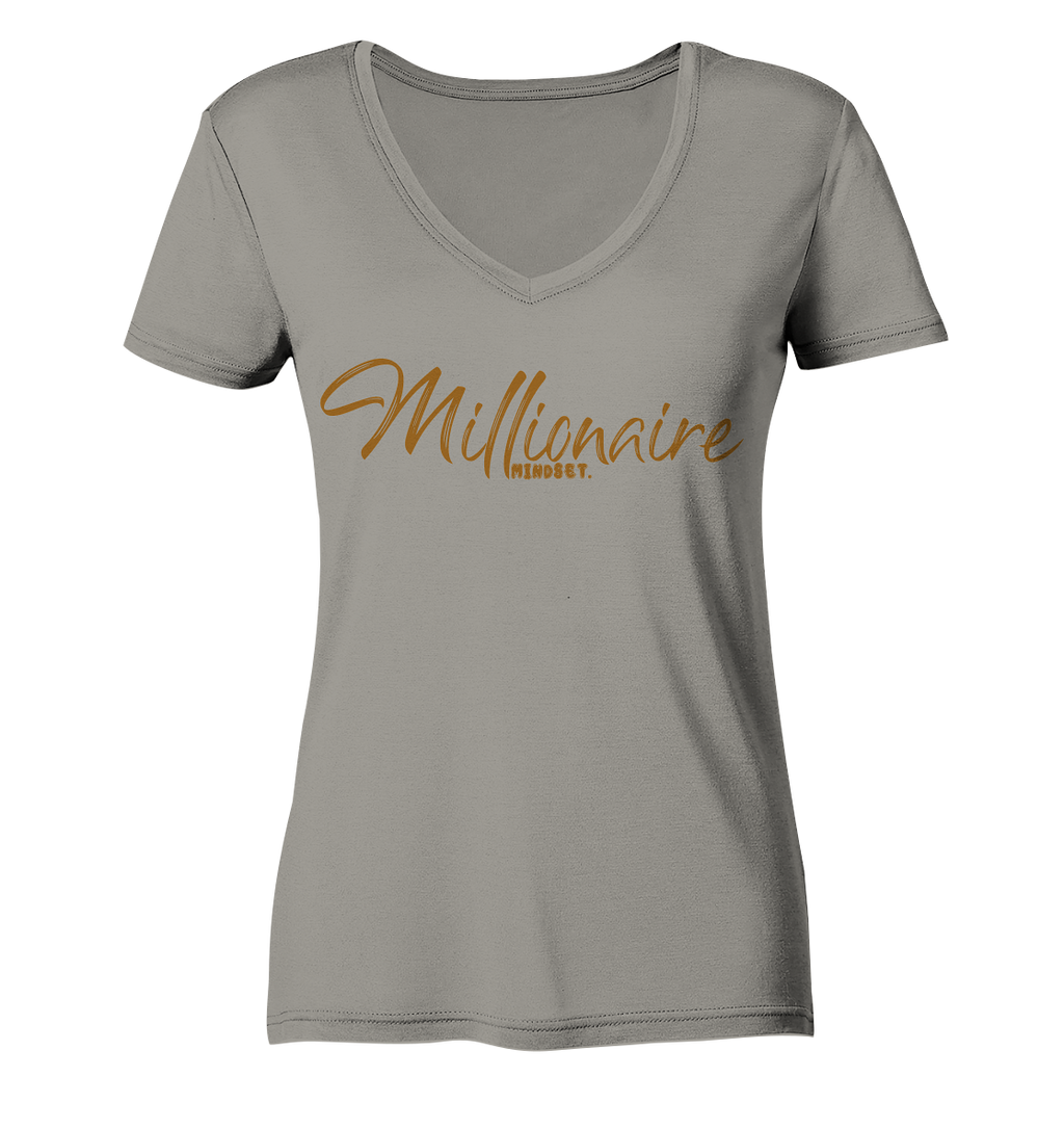 Millionaire Mindset - Ladies V-Neck Shirt