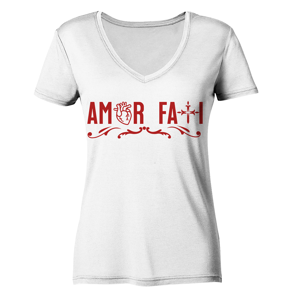 Amor Fati - Ladies V-Neck Shirt
