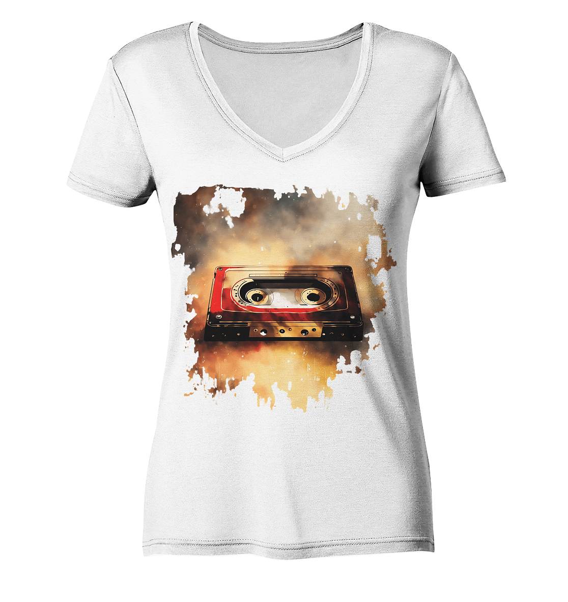 Vintage Tape - Ladies V-Neck Shirt