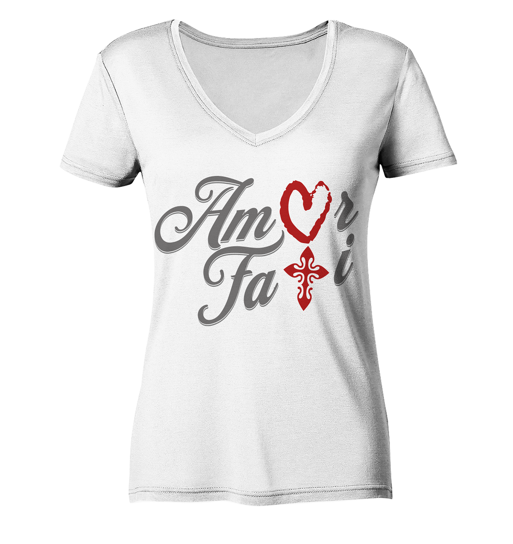 Amor Fati - Ladies V-Neck Shirt