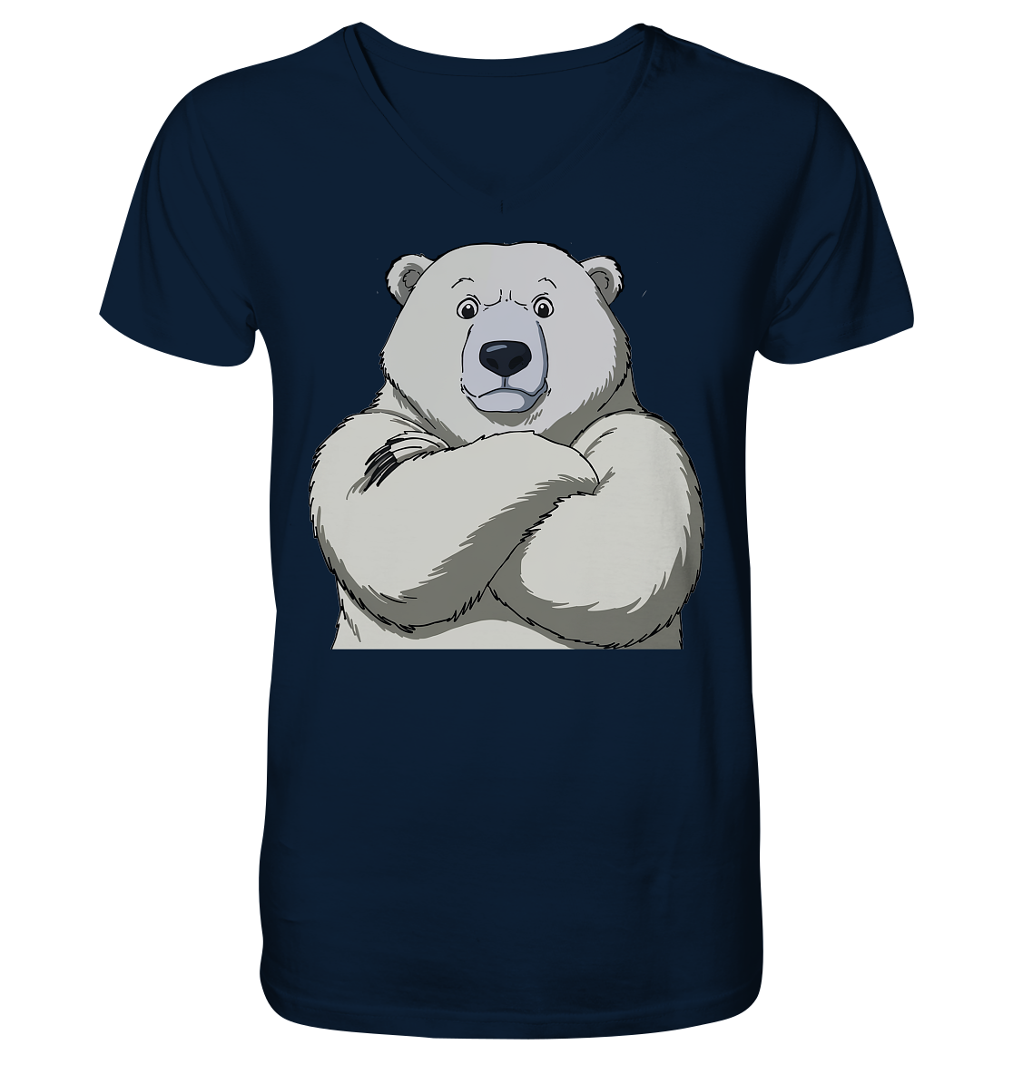 Cooler Eisbär - Mens Organic V-Neck Shirt