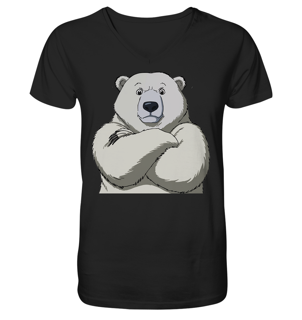 Cooler Eisbär - Mens Organic V-Neck Shirt