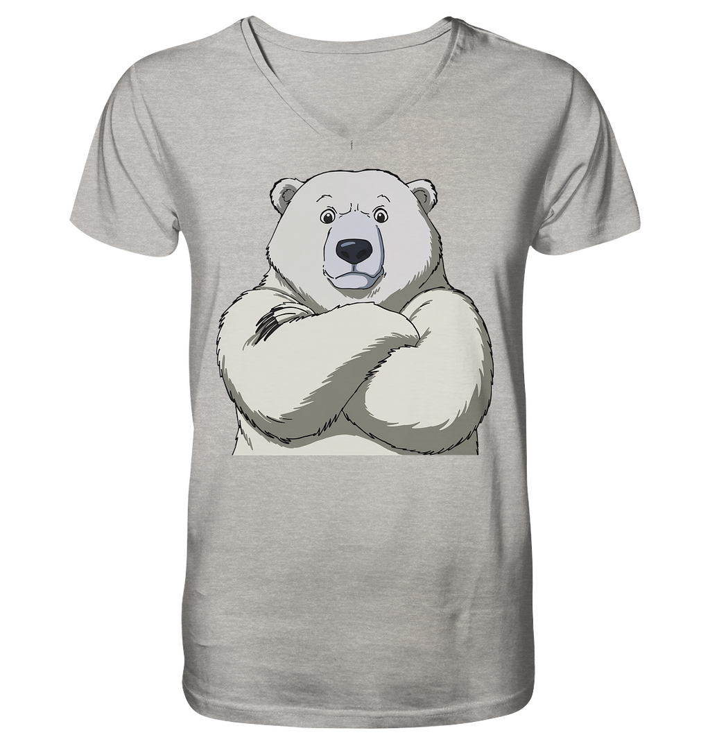 Cooler Eisbär - Mens Organic V-Neck Shirt