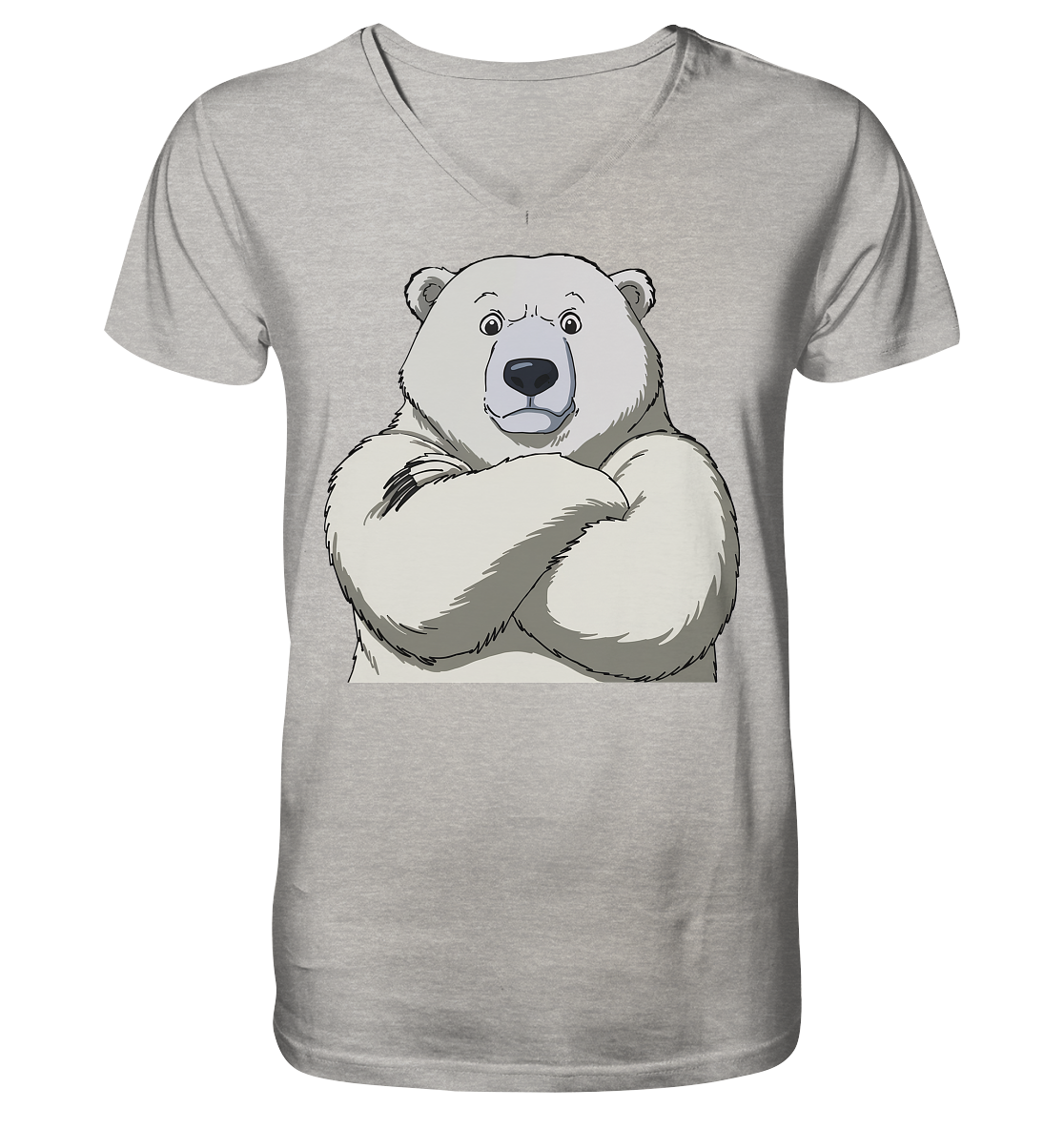 Cooler Eisbär - Mens Organic V-Neck Shirt