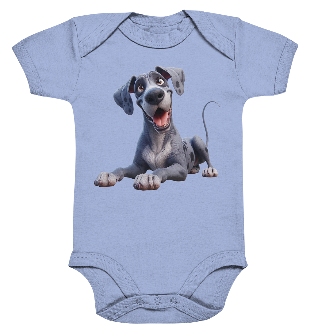 Dänische Dogge - personalisierbar - Organic Baby Bodysuit