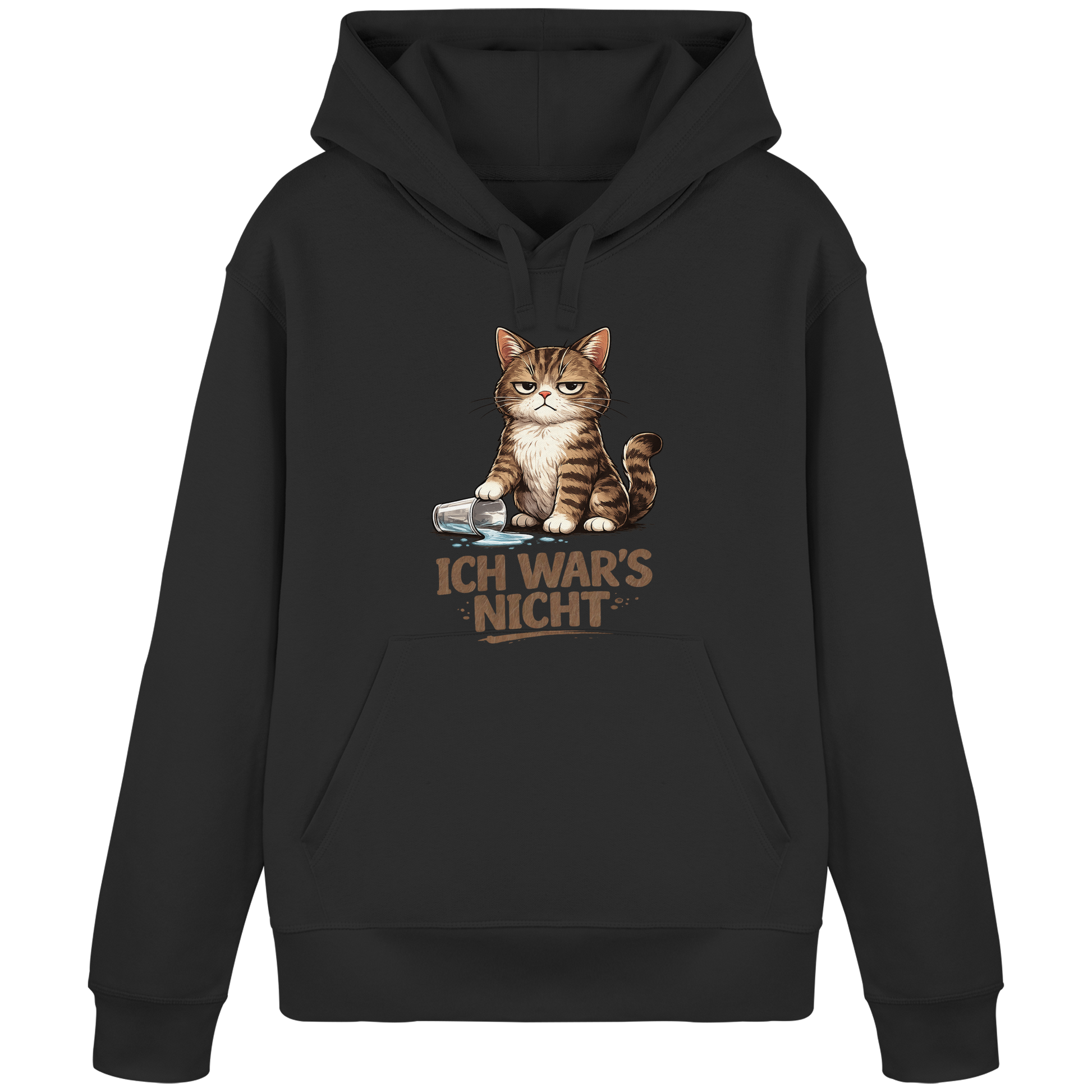 Ich war's nicht... Grumpy Cat Cartoon - Organic Basic Hoodie