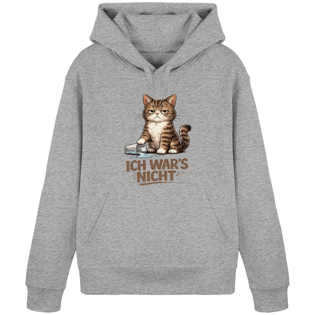 Ich war's nicht... Grumpy Cat Cartoon - Organic Basic Hoodie