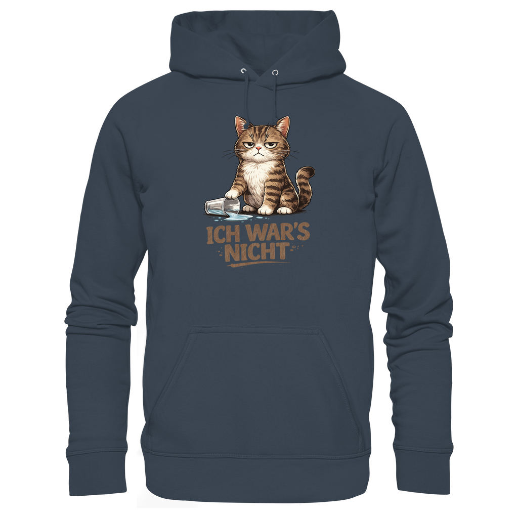 Ich war's nicht... Grumpy Cat Cartoon - Organic Basic Hoodie