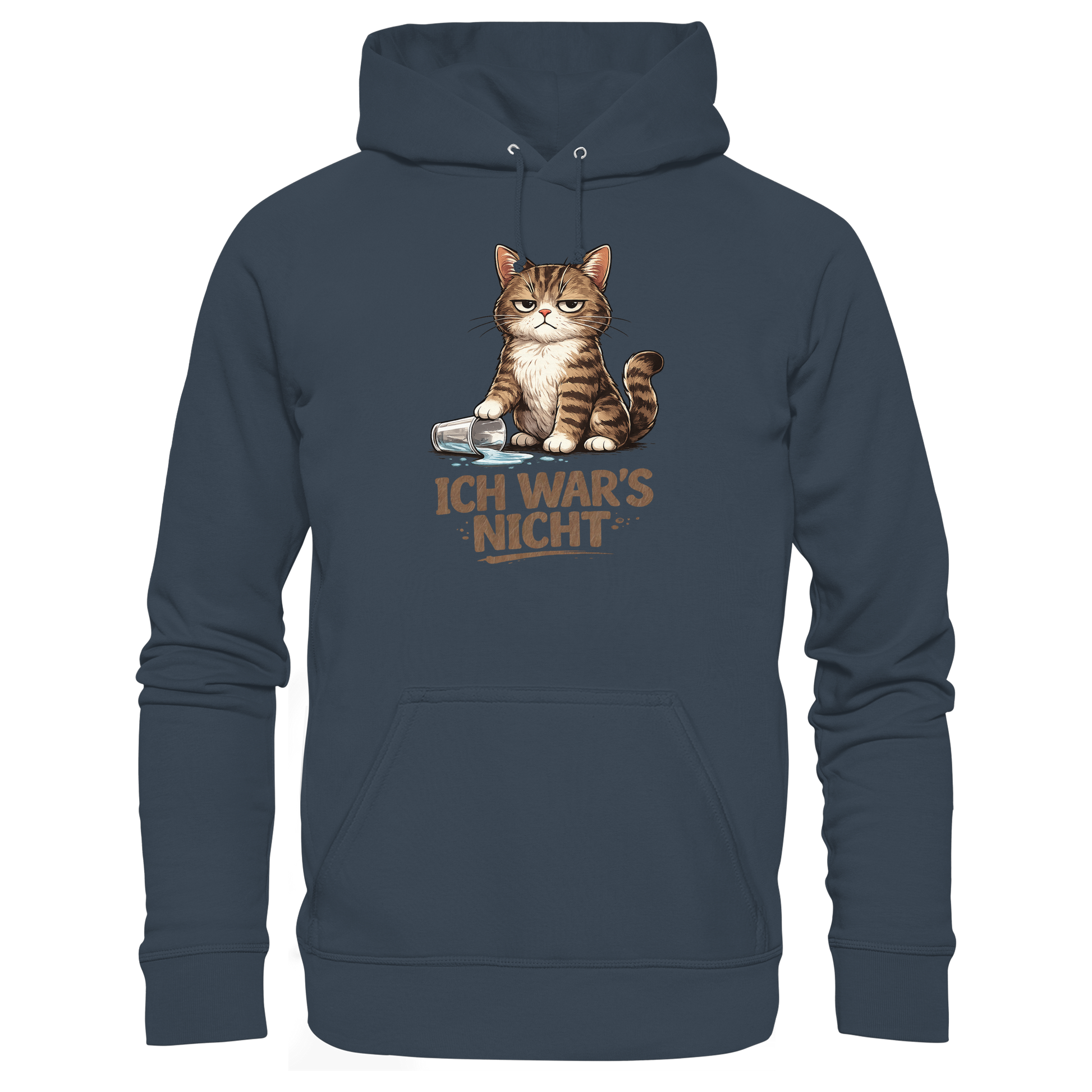 Ich war's nicht... Grumpy Cat Cartoon - Organic Basic Hoodie