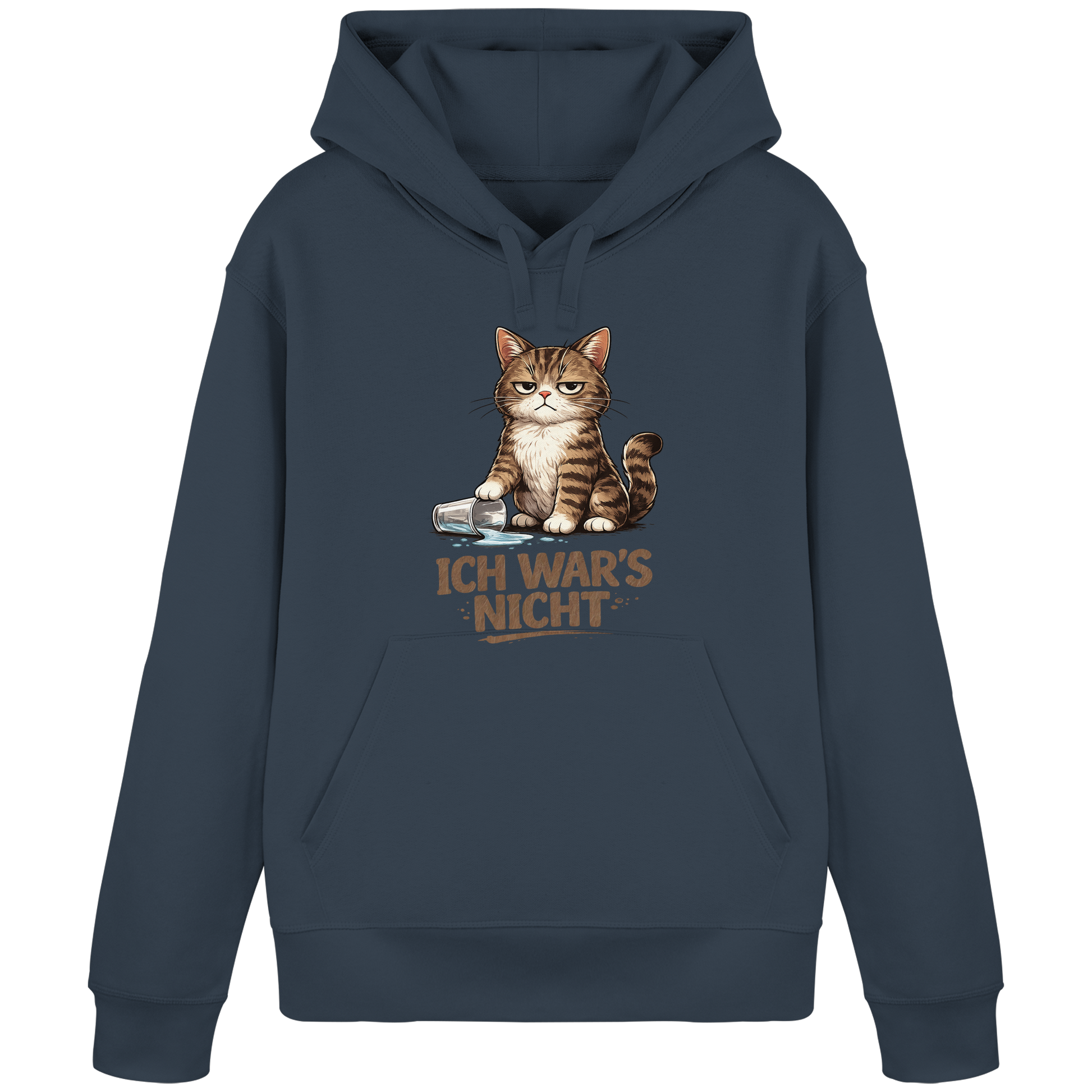 Ich war's nicht... Grumpy Cat Cartoon - Organic Basic Hoodie