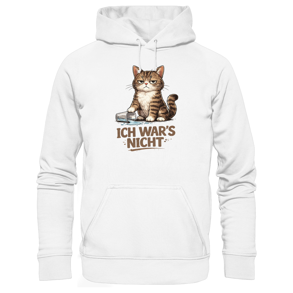 Ich war's nicht... Grumpy Cat Cartoon - Organic Basic Hoodie