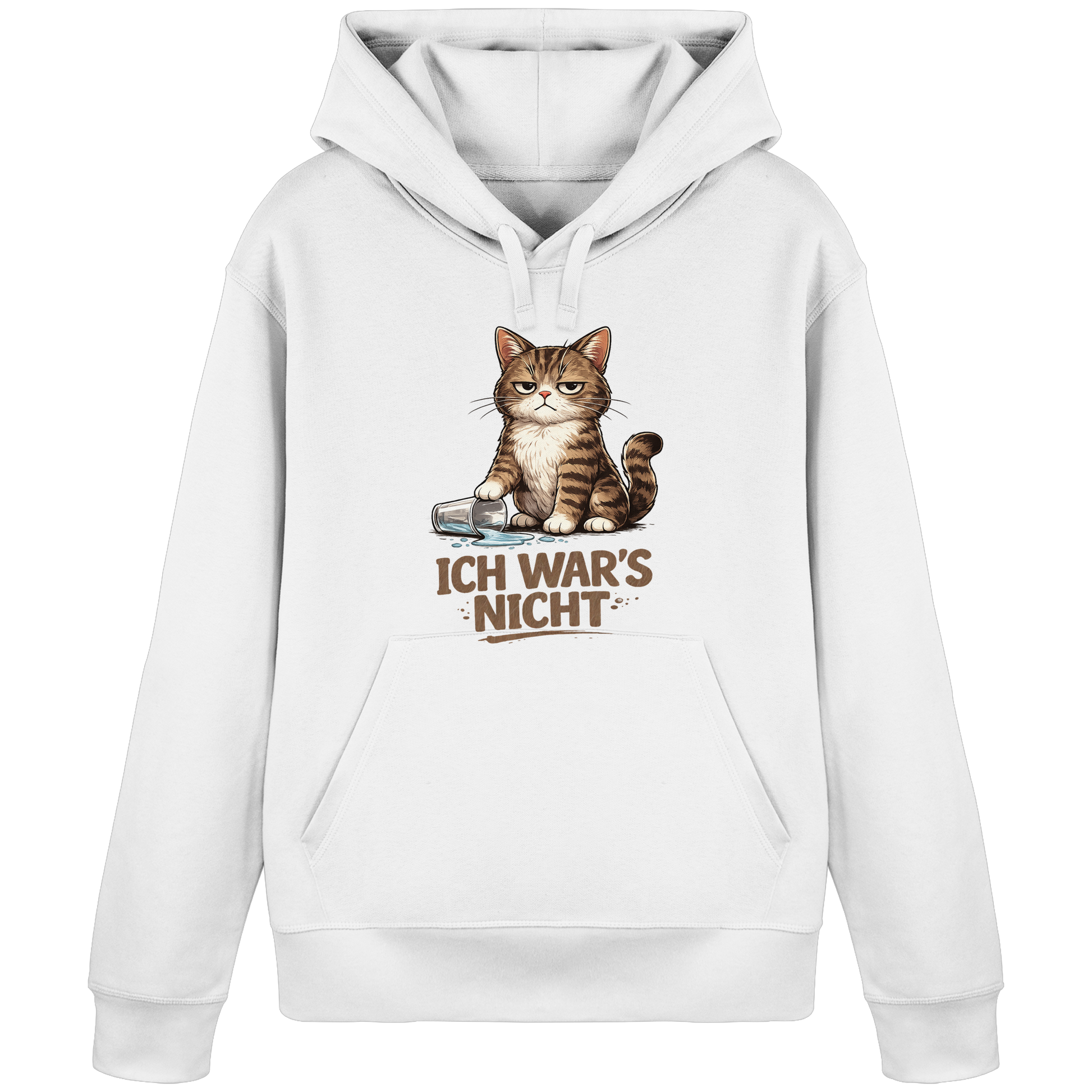 Ich war's nicht... Grumpy Cat Cartoon - Organic Basic Hoodie