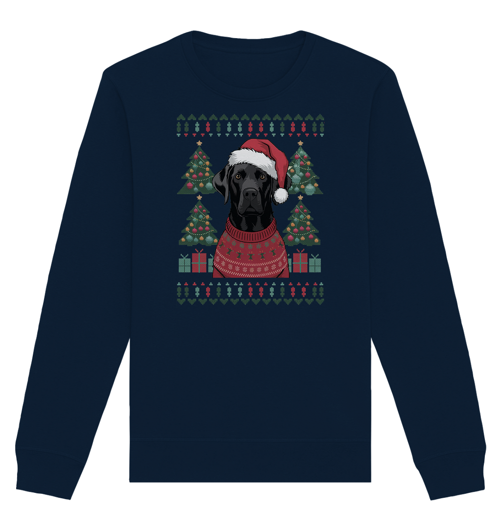 Ugly Christmas Weihnachten Labrador - Organic Basic Unisex Sweatshirt
