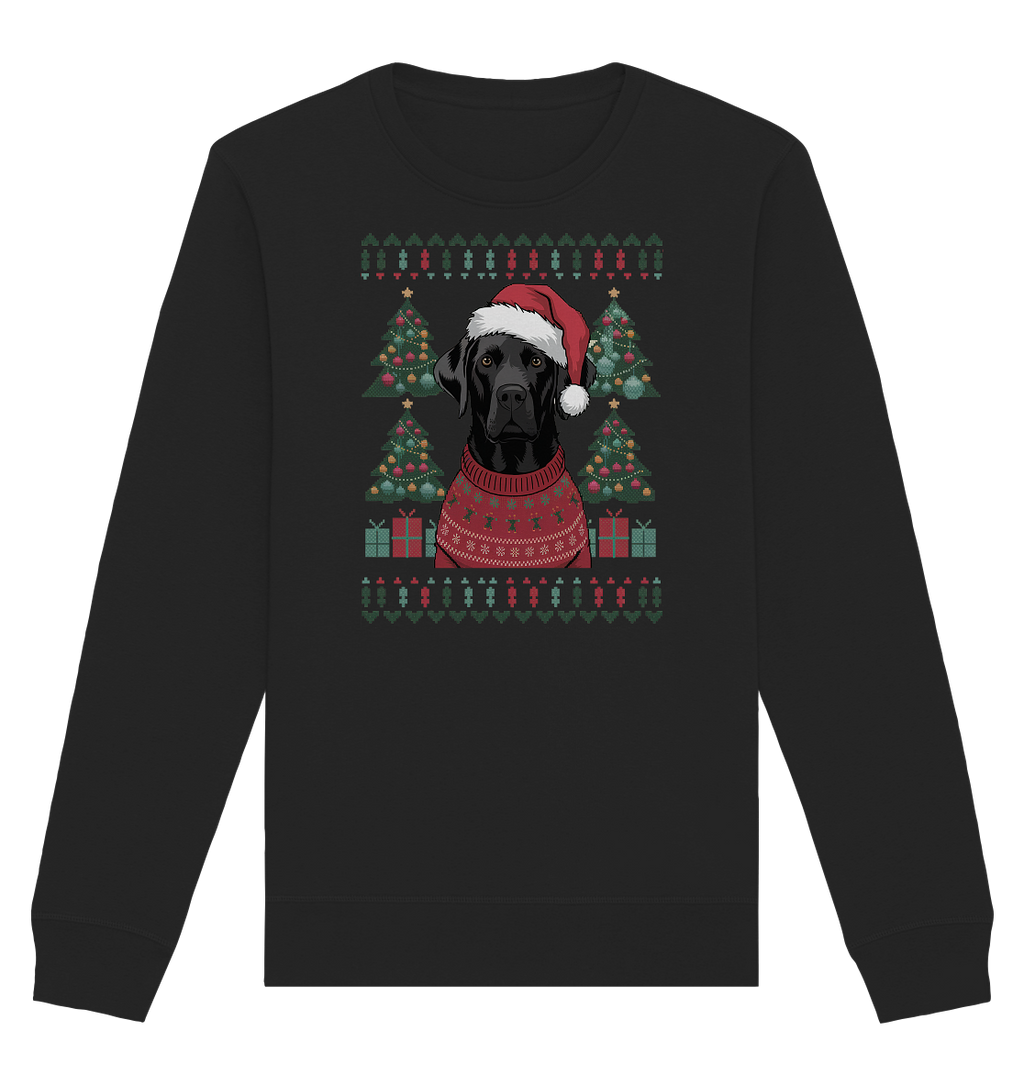 Ugly Christmas Weihnachten Labrador - Organic Basic Unisex Sweatshirt
