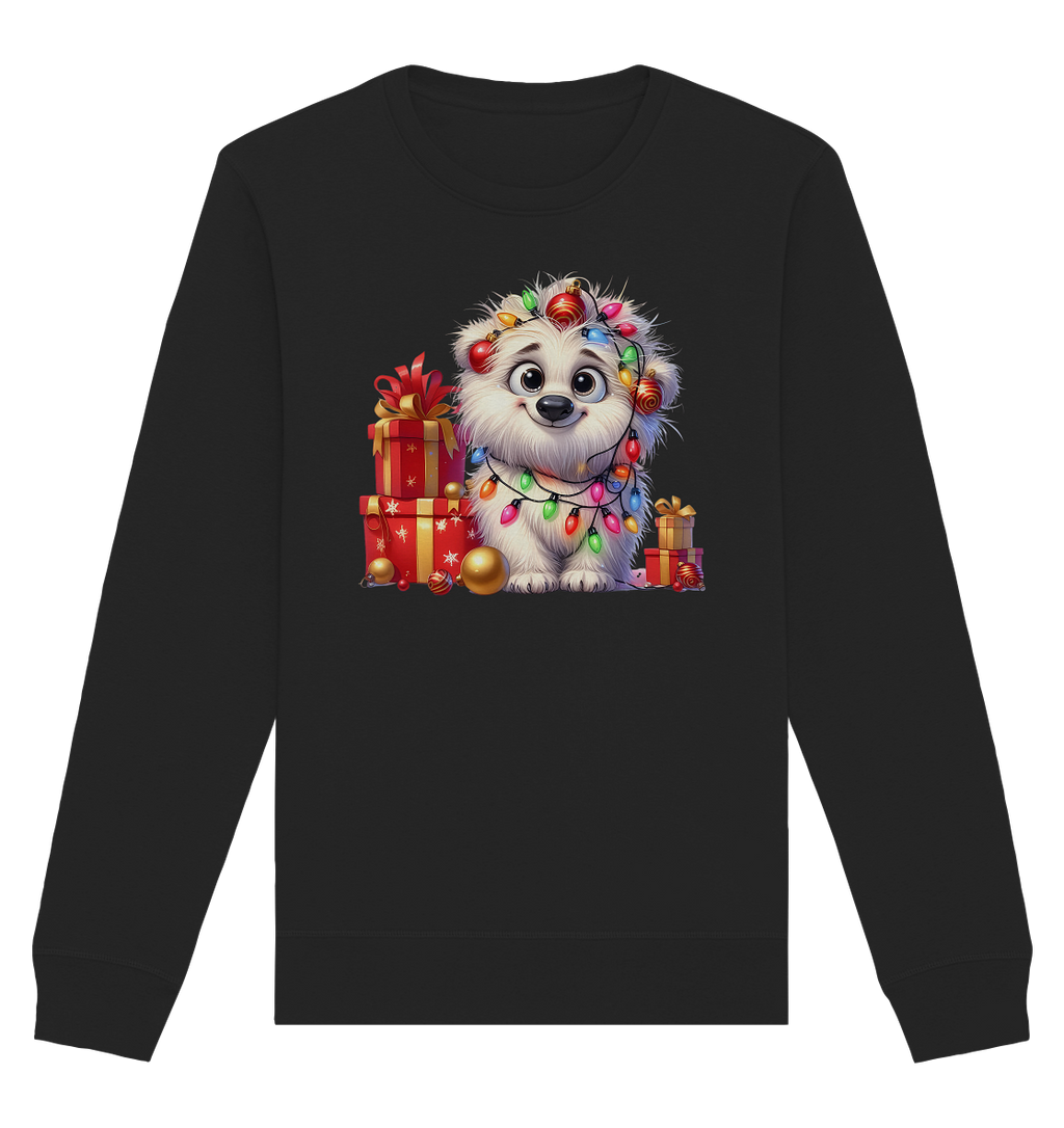 Ugly Christmas Weihnachten Malteser Hund - Organic Basic Unisex Sweatshirt