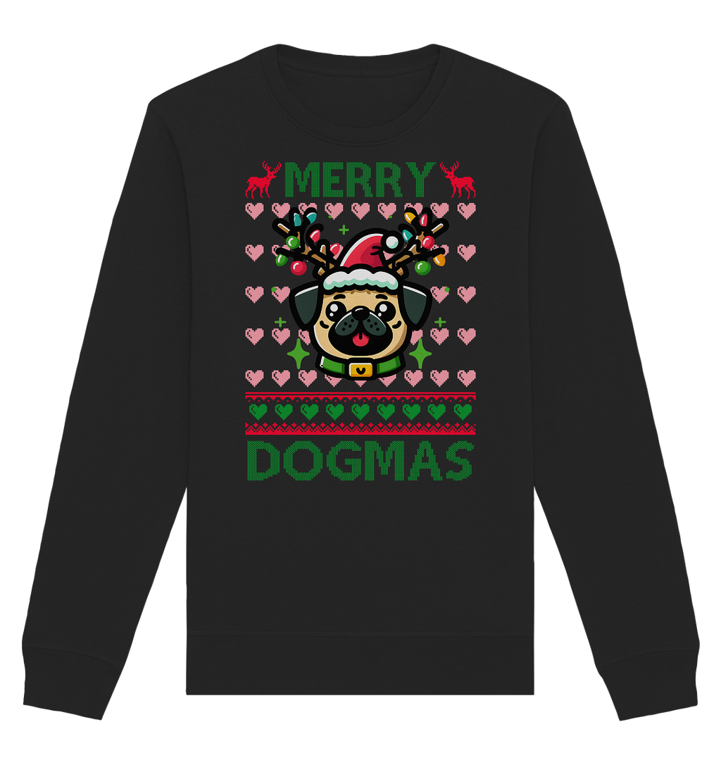 Ugly Christmas Merry Dogmas - Organic Basic Unisex Sweatshirt