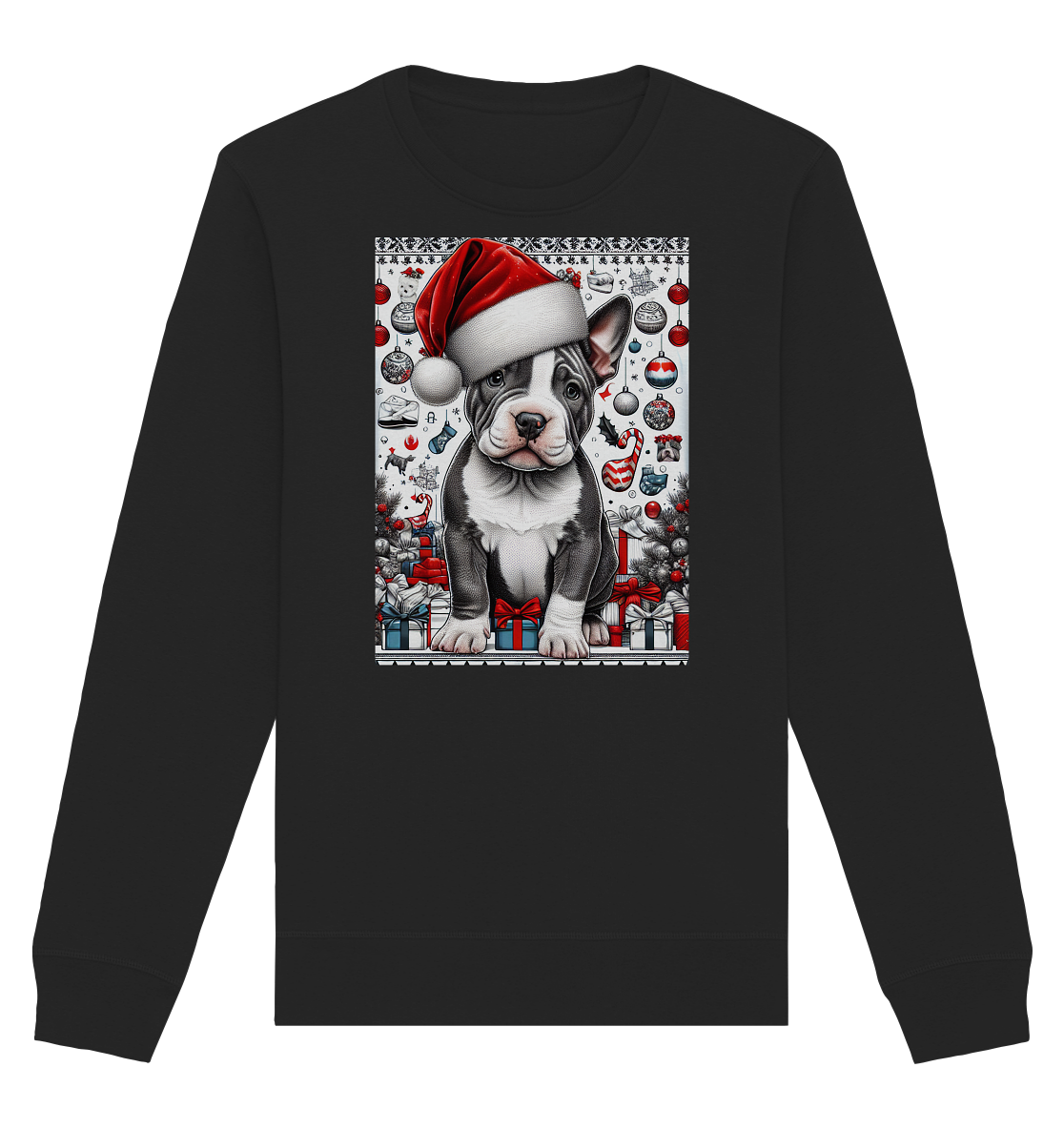 Ugly Christmas Weihnachten Bully - Organic Basic Unisex Sweatshirt