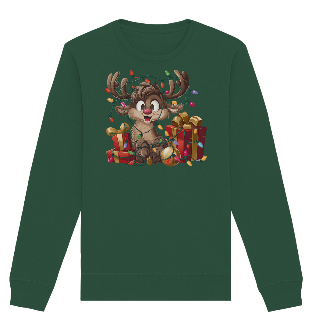 Ugly Christmas Weihnachten  Rudolph - Organic Basic Unisex Sweatshirt