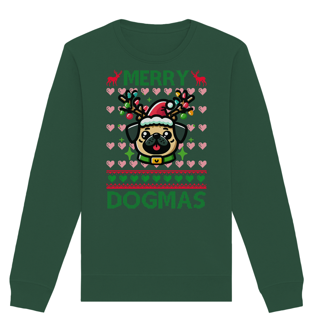 Ugly Christmas Merry Dogmas - Organic Basic Unisex Sweatshirt