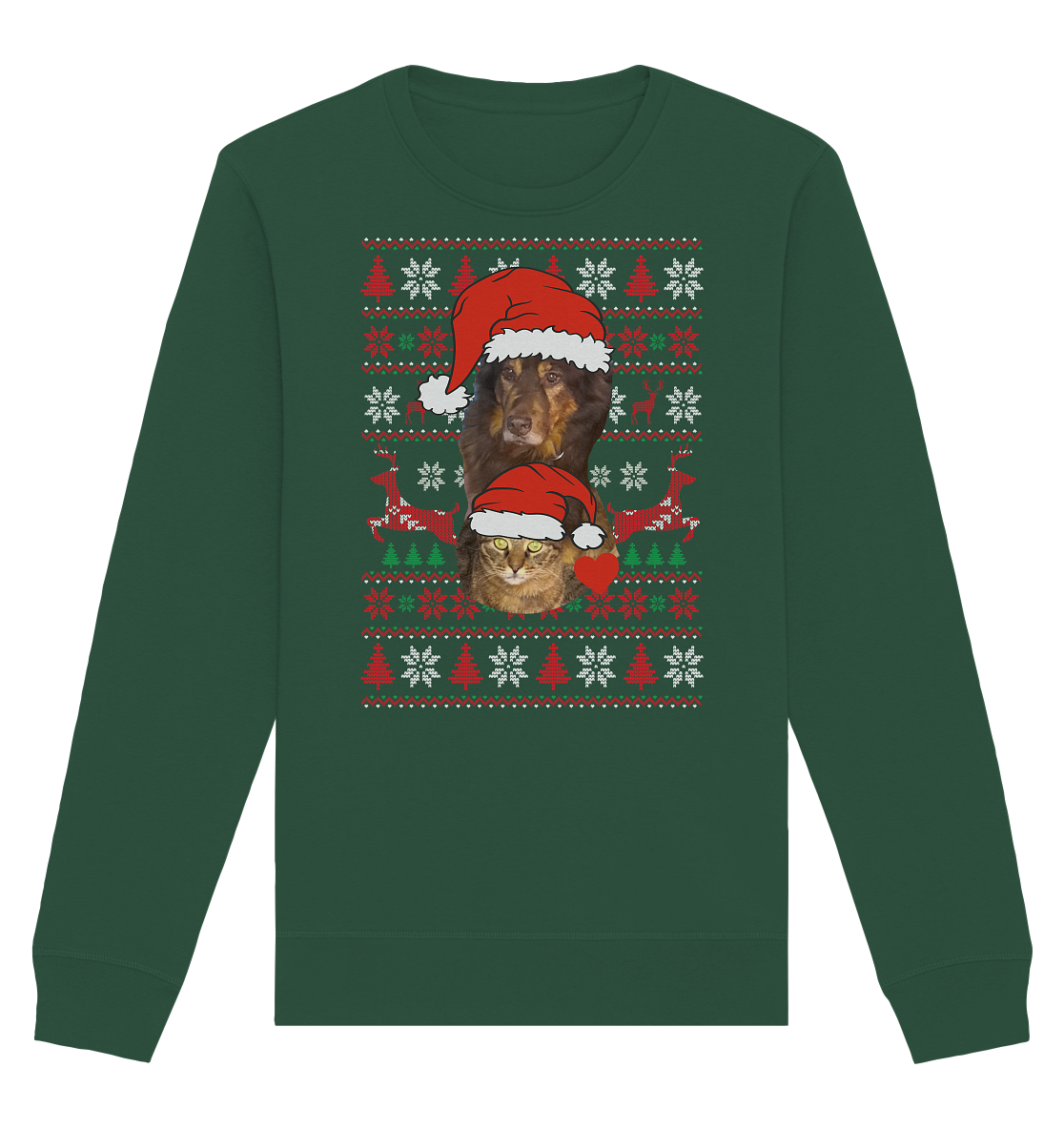 Ugly Seater  - Organic Basic Unisex Sweatshirt Dein Foto