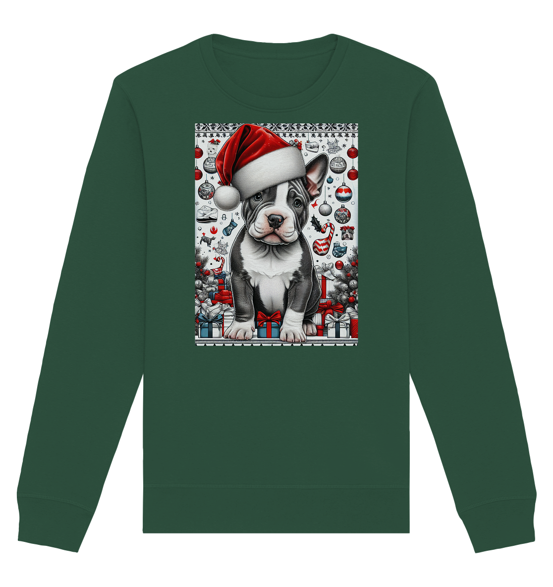 Ugly Christmas Weihnachten Bully - Organic Basic Unisex Sweatshirt