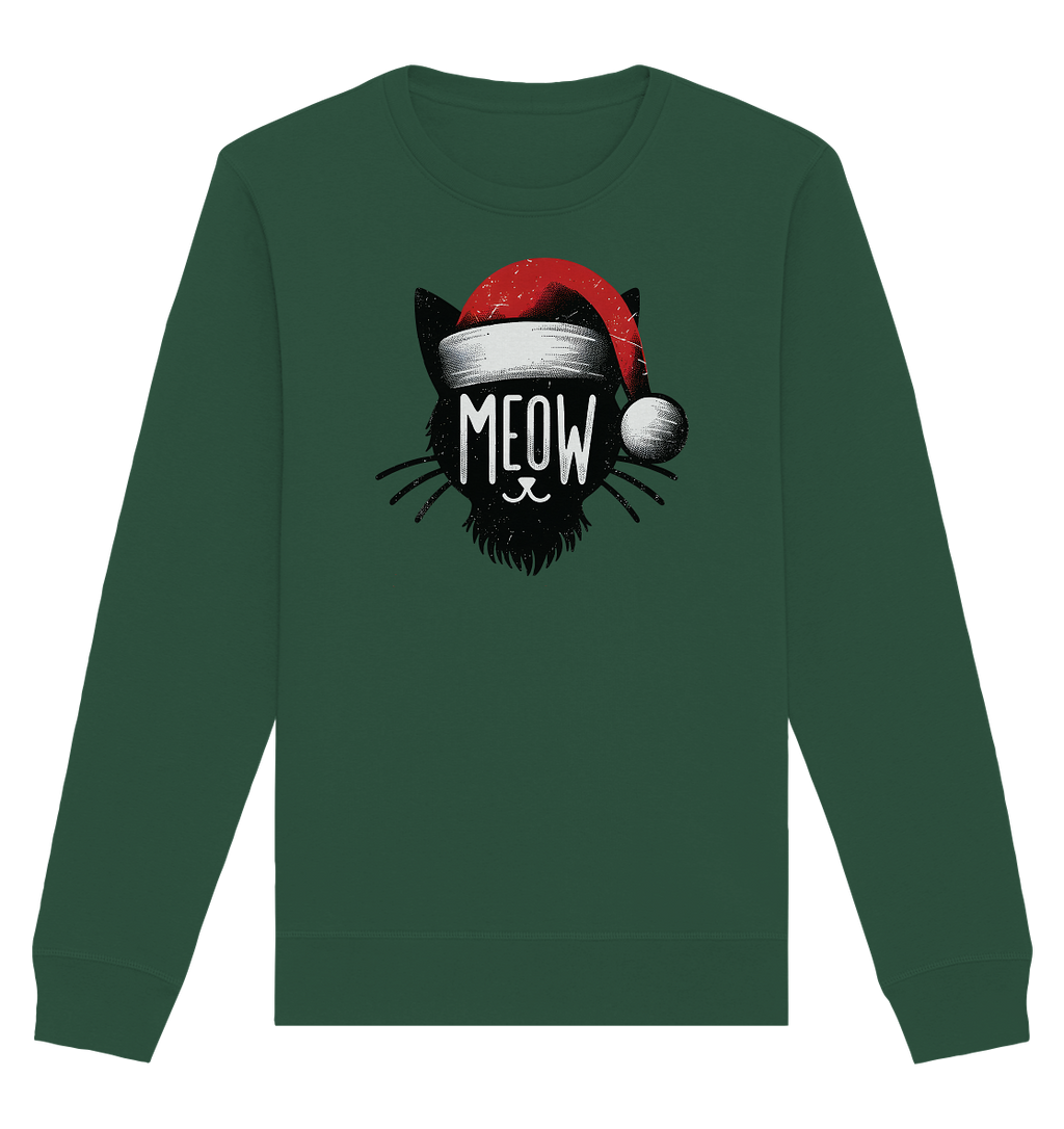 Weihnacht Kagtze Meow - Organic Basic Unisex Sweatshirt