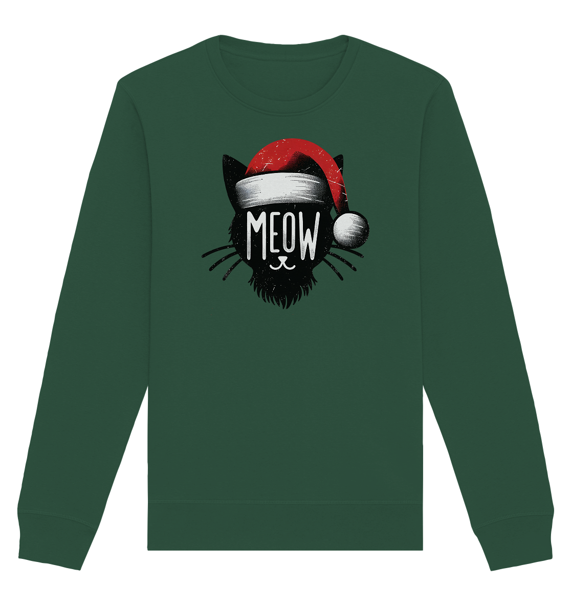 Weihnacht Kagtze Meow - Organic Basic Unisex Sweatshirt