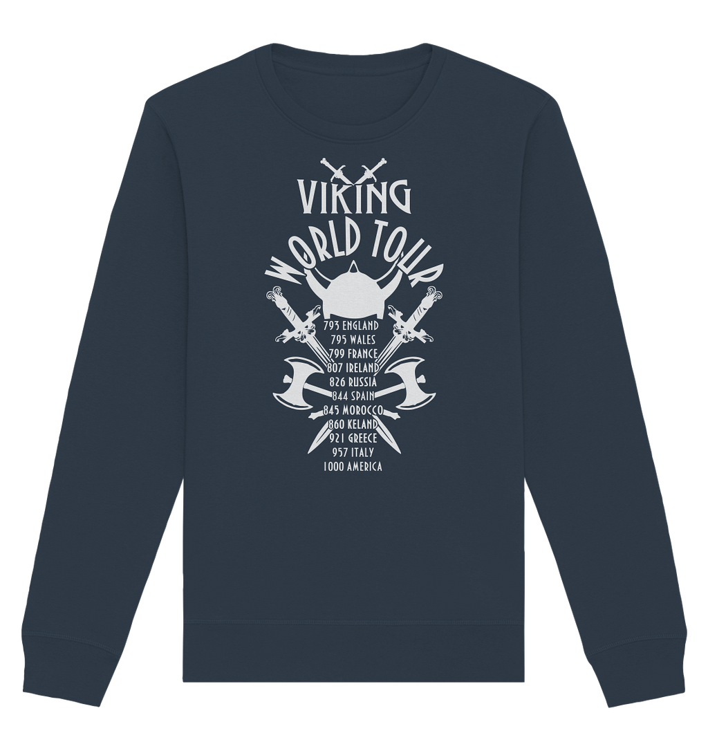 Viking World Tour Fun - Organic Basic Unisex Sweatshirt
