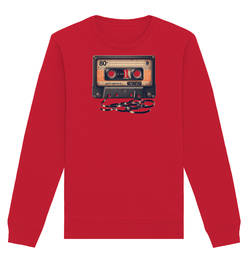 80s Kassettentape - Organic Basic Unisex Sweatshirt