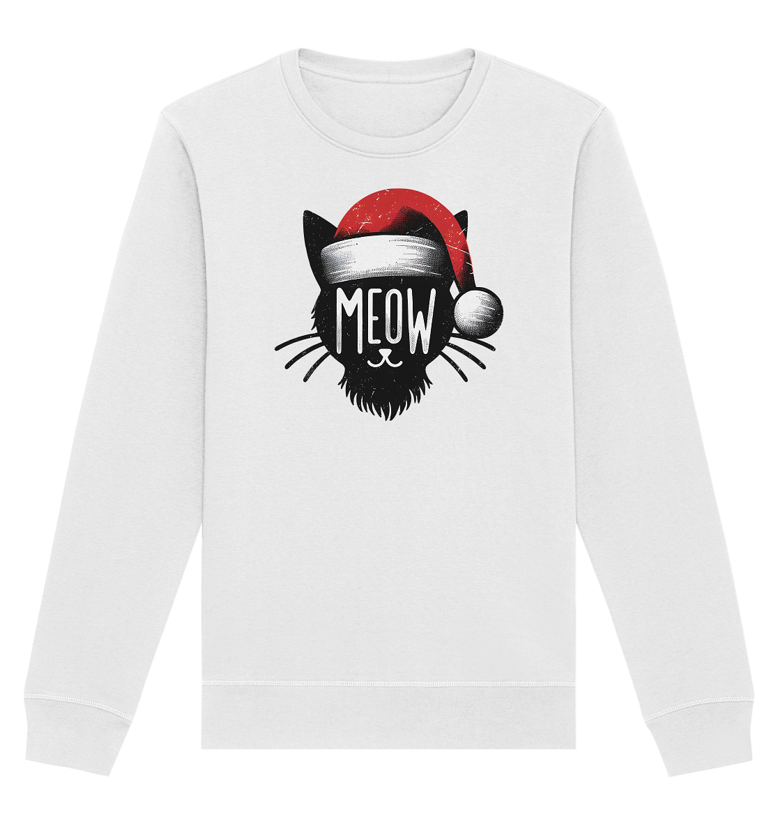 Weihnacht Kagtze Meow - Organic Basic Unisex Sweatshirt