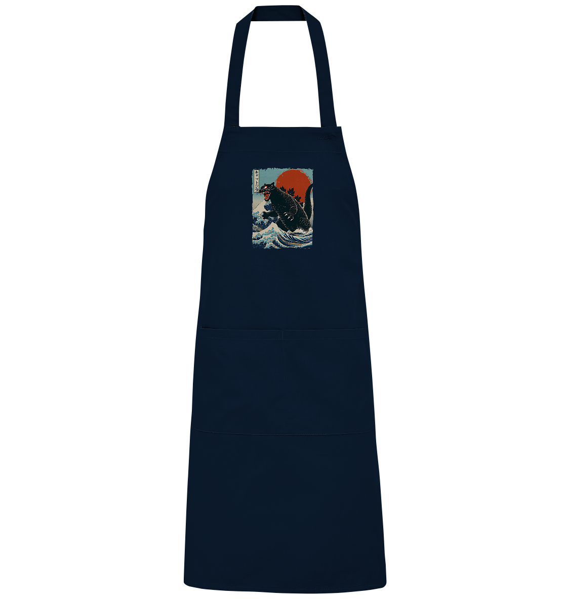 Cat - Zilla , Comic Style - Organic Grillschürze